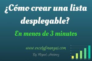 Como crear Listas Desplegables