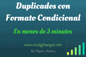 Duplicados con formato condicional