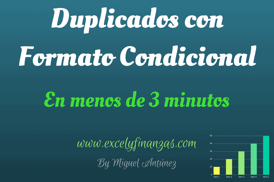 Duplicados con formato condicional