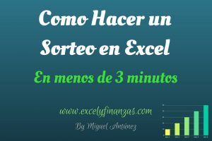 Como Crear un Sorteo en Excel