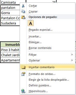 Insertar imagen en un comentario