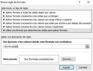Encontrar Valores con Formato Condicional