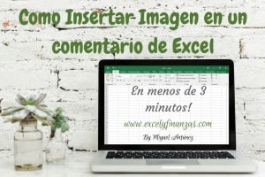 Como insertar imagen en un comentario excel