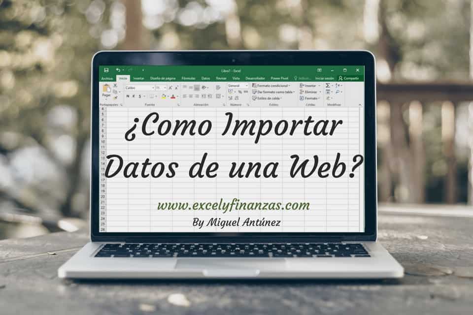 Como Importar datos de una web