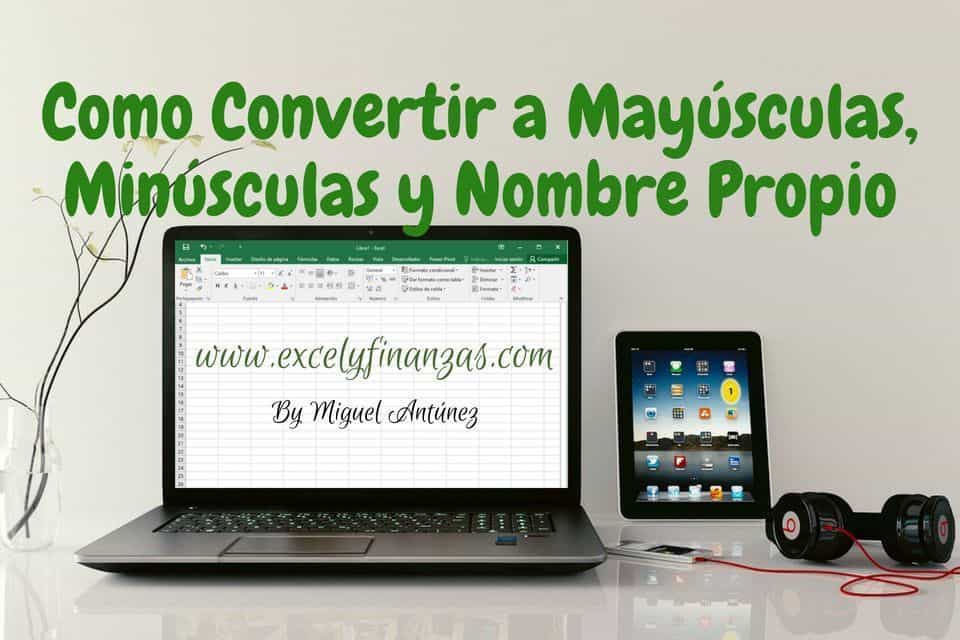 Como convertir a mayusculas