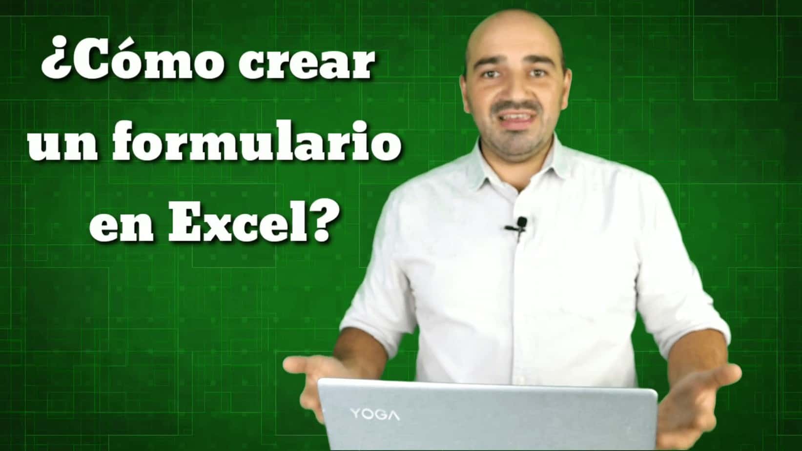 Como crear un formulario en Excel sin macros