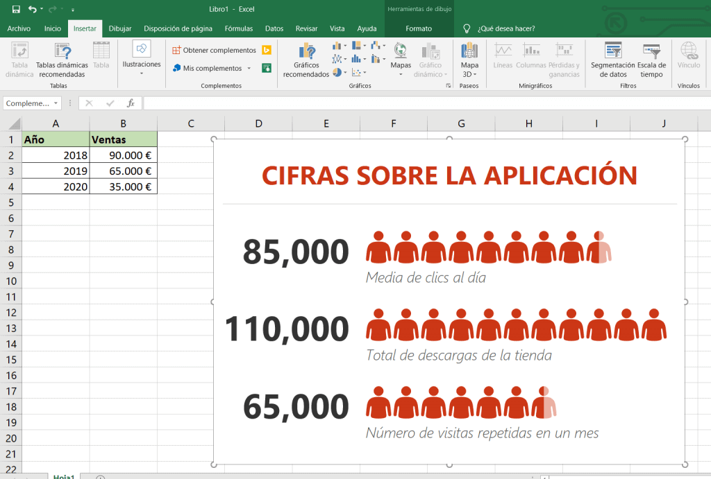 COMPLEMENTO GRÁFICO DE PERSONAS EN EXCEL