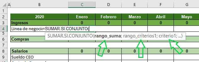 cómo crear una cuenta de resultados en excel