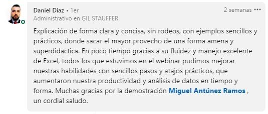 Cursos de Excel