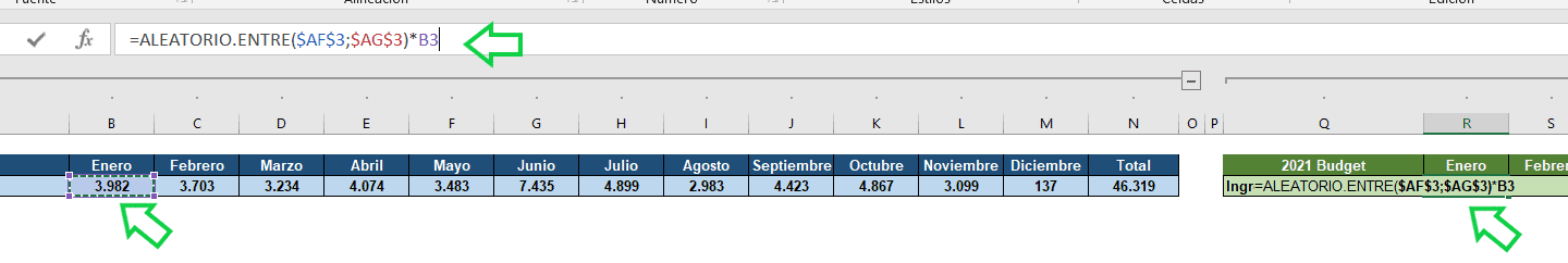 Cómo crear objetivos económicos en Excel