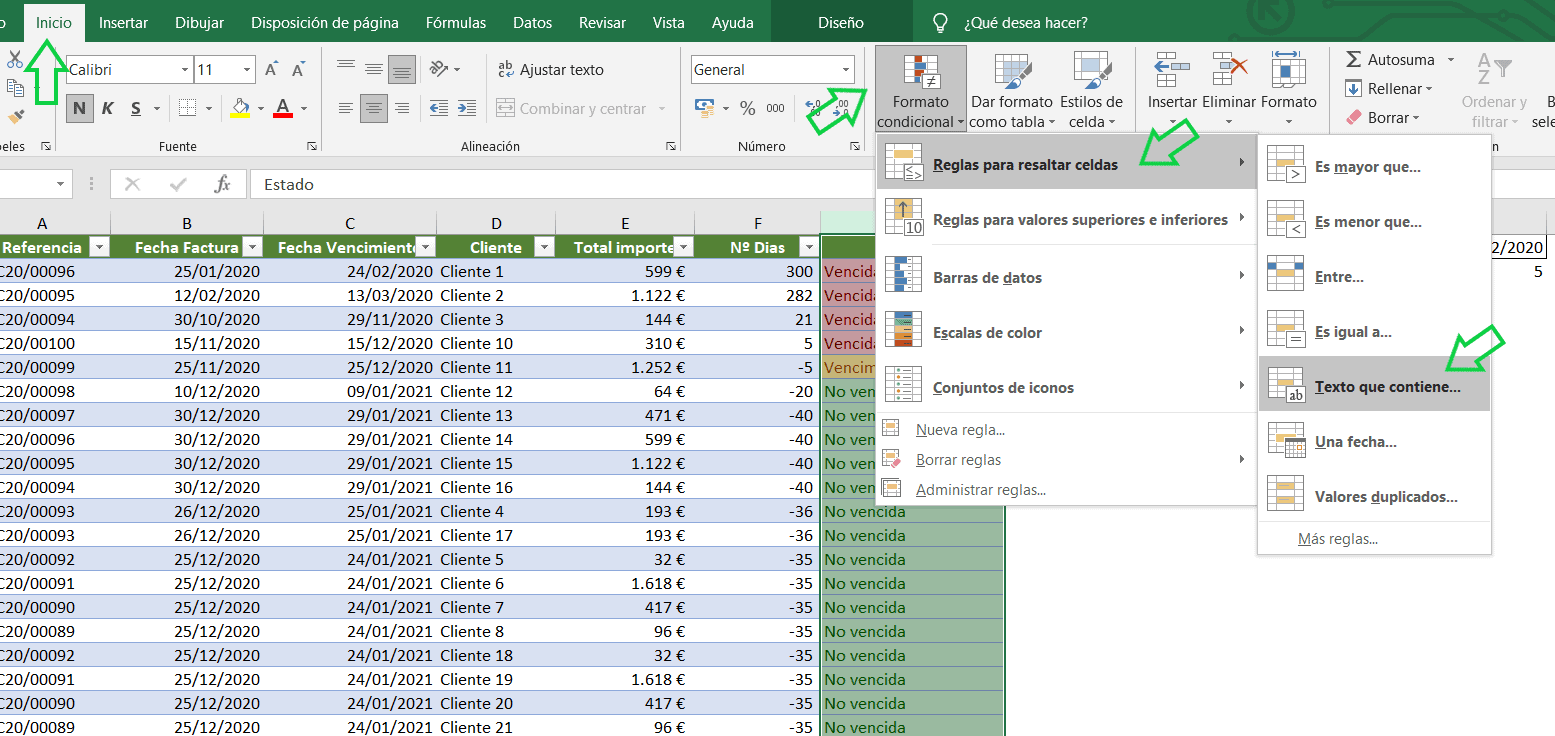 Cómo crear alertas para fechas en Excel