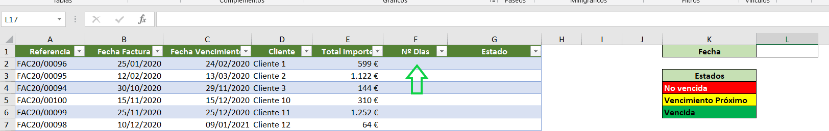 Cómo crear alertas para fechas en Excel