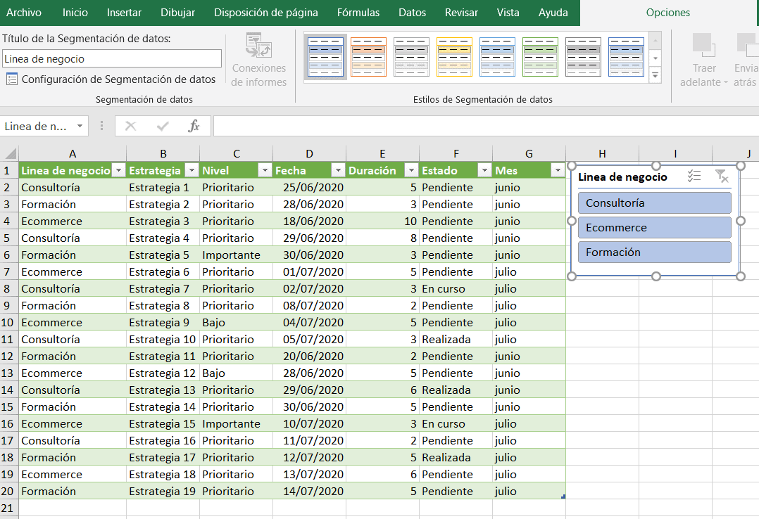 Cómo optimizar tus tablas en Excel