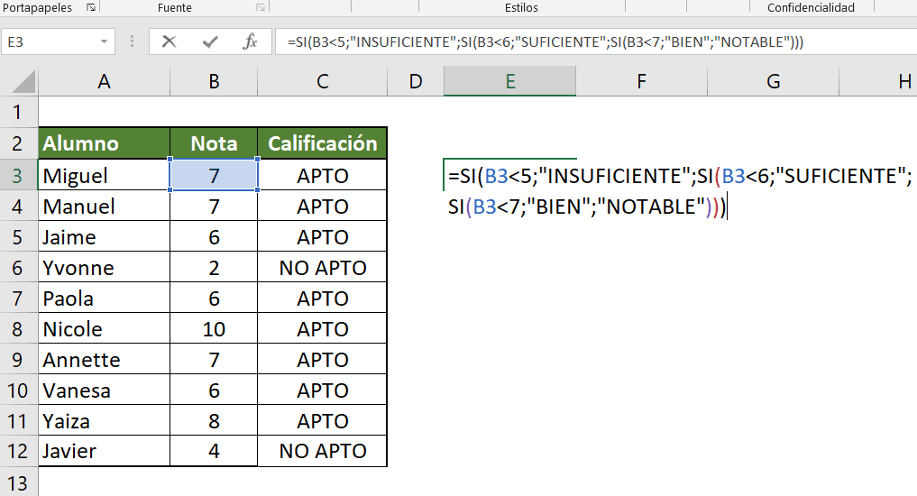 5 funciones imprescindibles de Excel