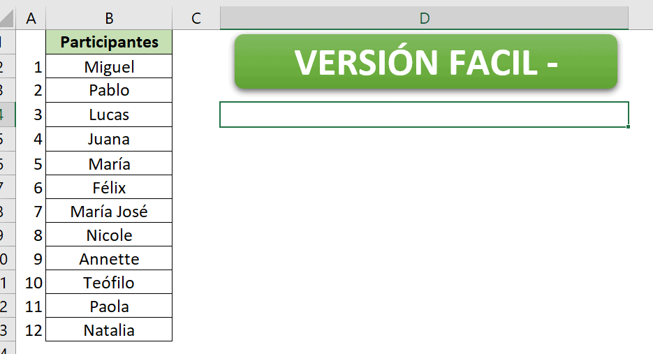Cómo hacer un SORTEO en Excel
