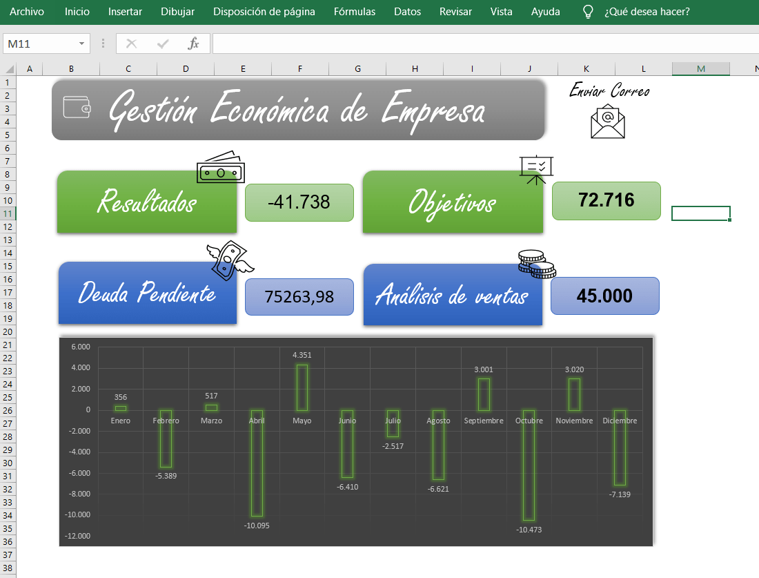 crear un Menú Interactivo en Excel